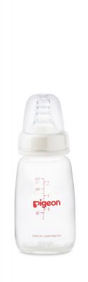 Pigeon Glass Feeding Bottle K-4 120ml (Transparent Cap)