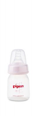 Pigeon Plastic Feeding Bottle 50ml (White Cap)