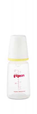 Pigeon Plastic Feeding Bottle 120ml (Transparent Cap)