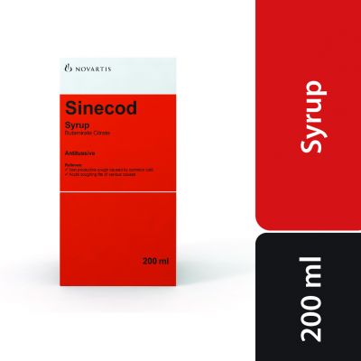 Sinecod Syrup, 0.15%, 200ml
