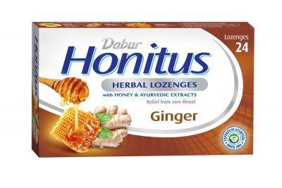Dabur Honitus Herbal Lozenges Ginger 24's