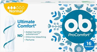 O.B. Normal Tampons, Procomfort, Pack of 16