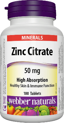 Zinc Citrate 50mg Tablet 180's