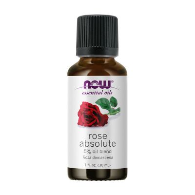 Now Essential Oils, Rose Absolute Oil 5% Blend 1 Fl. Oz