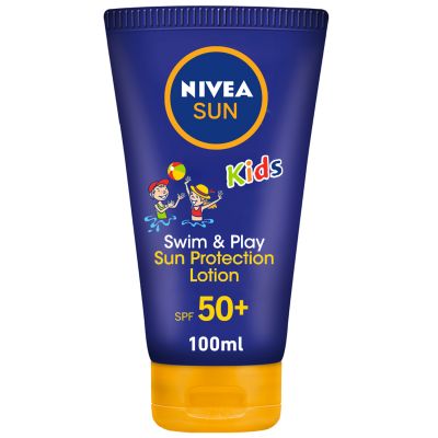 Nivea Sun Kids Swim & Play, UVA & UVB Protection Lotion, SPF50+, 100ml