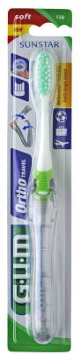 Gum Ortho Travel Toothbrush Soft