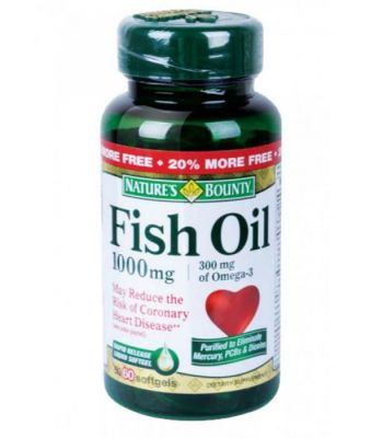 Nature's Bounty Natural Fish Oil Softgel