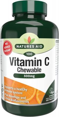 Natures Aid Vitamin C 500Mg Tablet 100's