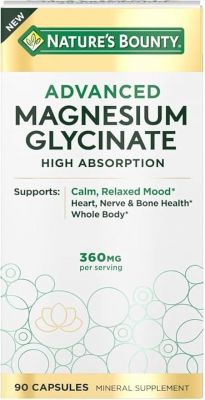 Nature's Bounty Advanced Magnesium Glycinate Capsule 90's