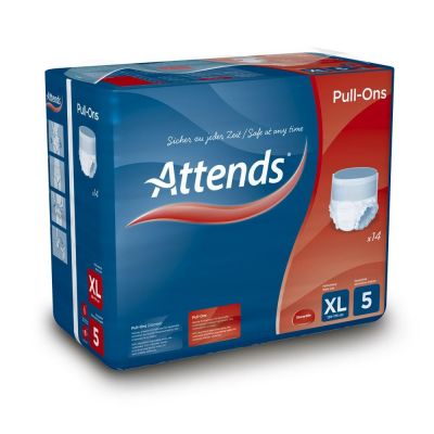 Attends Pull-Ons 5 - Extra Large (Pack of 14)