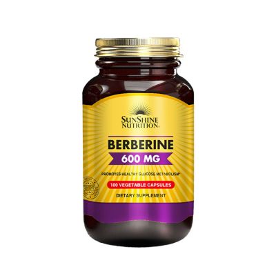Sunshine Nutrition Berberine 600 mg Vegetable Capsule 100's