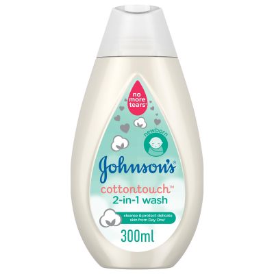 Johnson's Newborn Baby 2-In-1 Wash - Cottontouch, 300ml