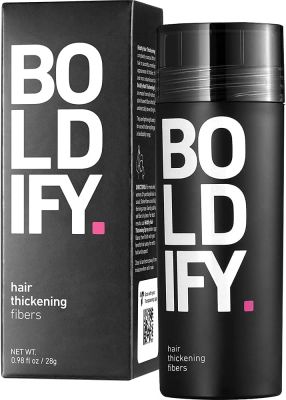 Boldify Hair Thickening Fibers Black 28gr