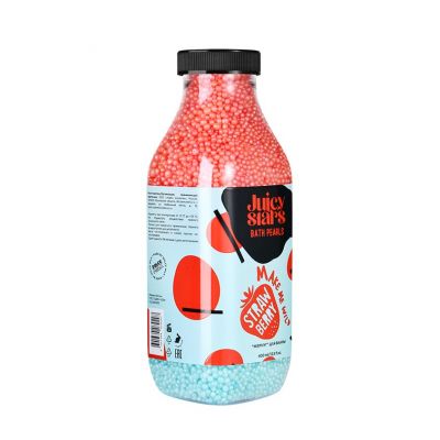 Juicy Stars Bath Pearls Make Me Wild Strawberry 400 ml