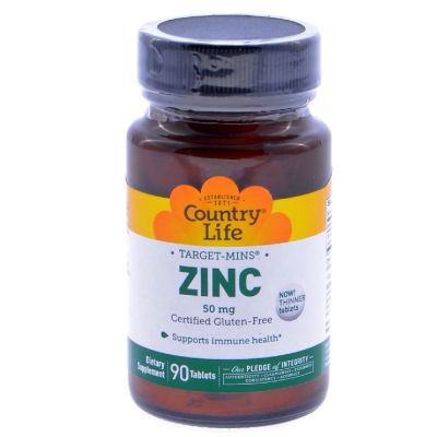 Country Life Zinc 50Mg Tablet 90'S