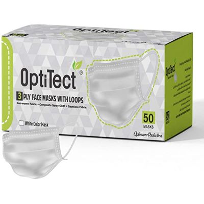 Disposable Face Mask White 50's