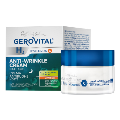 Gerovital H3 Hyaluron C Anti-Wrinkle Night Cream 50ml