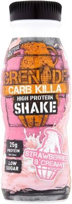 Grenade Carb Killa Shake Bottle Strawberries & Cream 330 ml