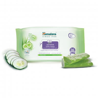 Himalaya Sensitive Baby Wipes 56'S