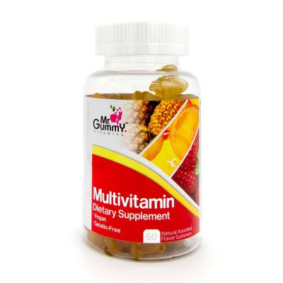 Mr. Gummy Multivitamin Natural Assorted Flavored Gummies 60'S