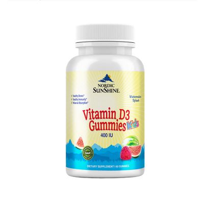 Nordic Sunshine Vitamin D3 400 Iu Kids Gummies 60's
