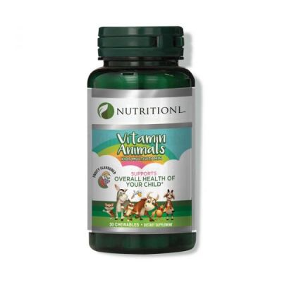 Nutritionl Vitamin Animals Kids Chewable Tablet 30'S