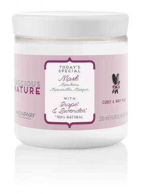Precious Nature Mask With Grape And Lavender For Curly And Wavy Hair 200ml