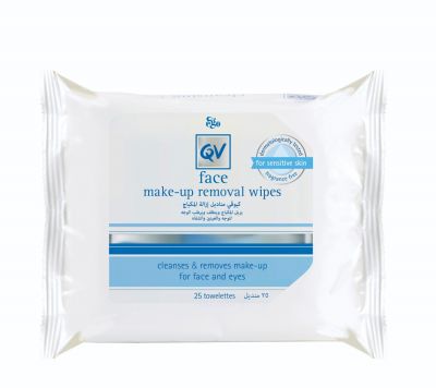 QV Face Make Up Removal Wipes 25'S
