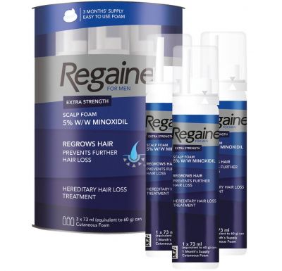 Regaine Men Foam 5% Triple Pack