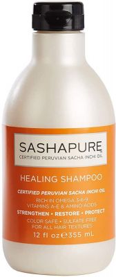 Sashapure Healing Shampoo 12 Oz (355ml)