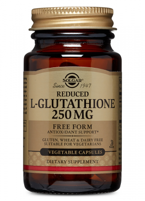 Solgar Reduced L-Glutathione 250mg 60 Vegetable Capsules (PACK OF 2)