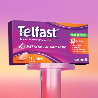 Telfast 120mg Anti-Allergy Tablets for Quick Allergy Relief 15's