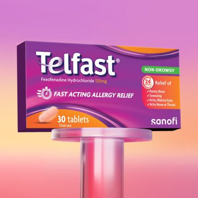 Telfast 120mg Anti-Allergy Tablets for Quick Allergy Relief 30's