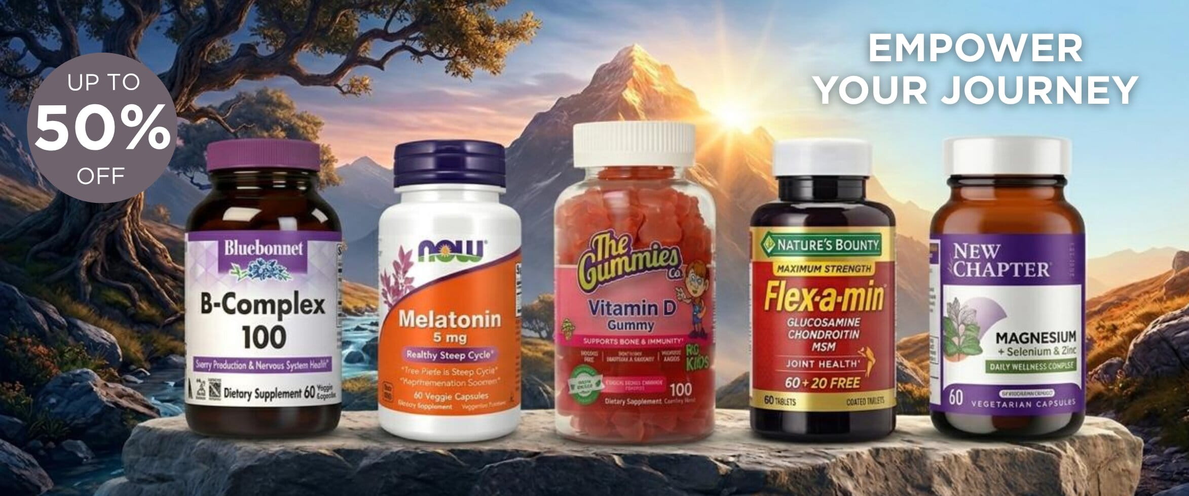 Supplements Offer - up to 50% off