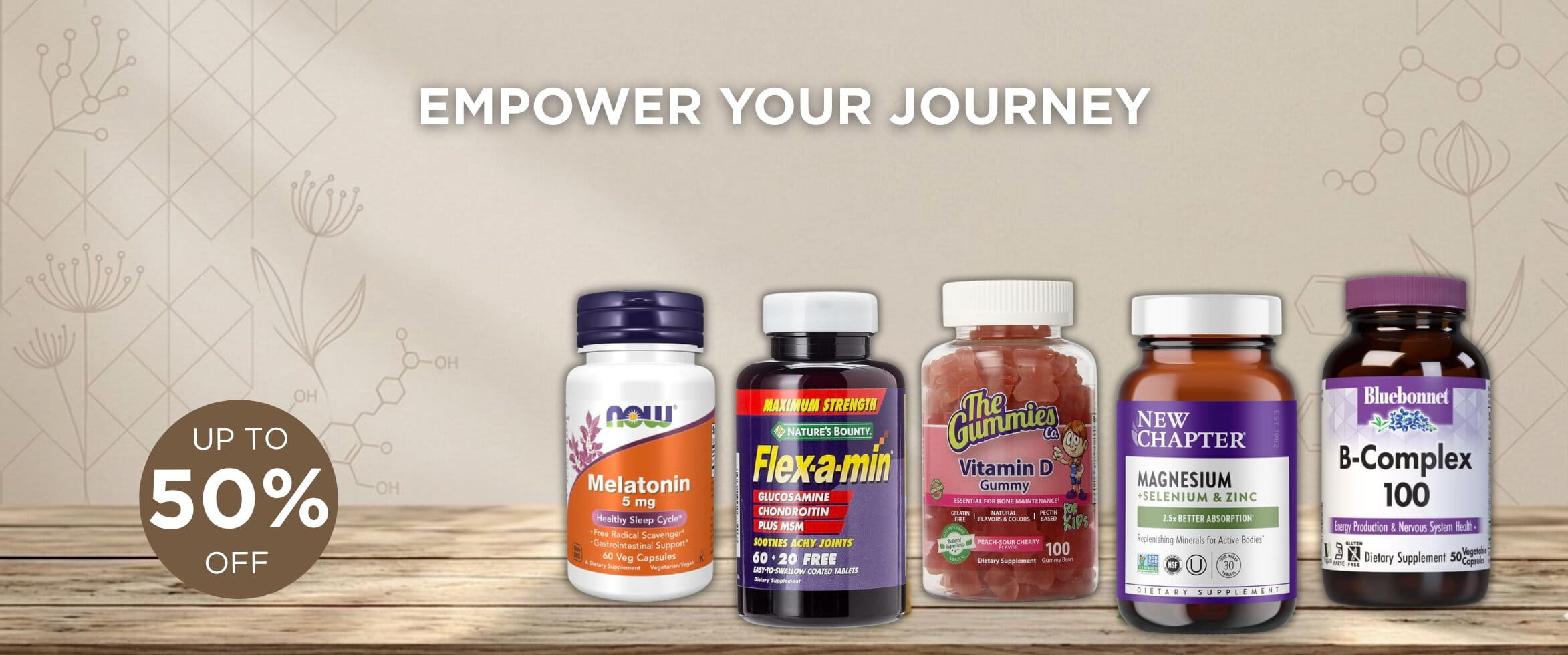 Supplements Offer - up to 50% off